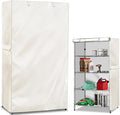 Wire Shelf Cover600D Heavy Duty 100% Waterproof Shelf Covers for Wire ShelvingOutdoor Storage Shelves Cover for Metal Rack24 W x 18 D x 72 HBeige