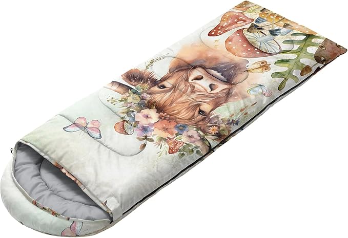 CVHOUSE Camping Sleeping Bags3 Season Warm &amp Cool WeatherLightweightWaterproof Sleeping Bags for Adults &amp KidsTravelingand OutdoorsCamping Gear Equipment