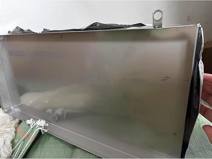 Heavy Duty 304 Stainless Steel HVAC Drain Pan - AC Condensate Drip Tray with Drain Hose Leak Prevention for AC Units Garages Laundry Areas (80x70cm/32x28in)