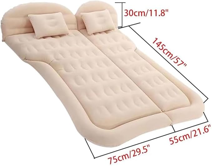 Air Mattress for Toyota Wigo 2014 2015 2016 2017 Portable Foldable Car Inflatable Mattress with Air Pump for Home Car Travel CampingF