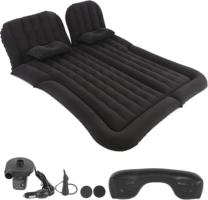 HURRISE Air Mattress MattressInflatable MattressBlow Up MattressAir Mattress Twin12V Electric Inflator Pump for SUV MPV RV for Camping and Travels