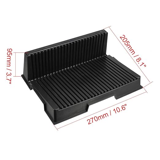 uxcell PCB Tray ESD Shelf Storage Turnover Rack L-Type 25 Slot