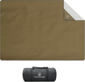 MOUNTAINLODGE Outdoor Durable 210D Nylon Oxford Camping Blanket for Adult&ampKids&ampPetsPortable Packable Wterproof Blanket for TravelBackpacking and Take Pets a Short Rest. (Loose covershell)