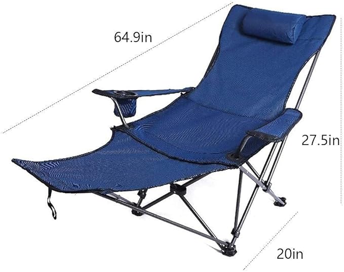 Portable Outdoor Camping Chair with Armrests Cup Holder and Storage Bag Ultralight Folding Chair for Hiking Beach Picnic and Travel
