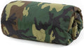 Farm Blue Jungle Camo Army Camping Blanket - Authentic and Improved Woobie Blanket Poncho Liner - Lightweight Multi-Functional All Weather Versatile - Go Backpacking or Car Camping Outdoor