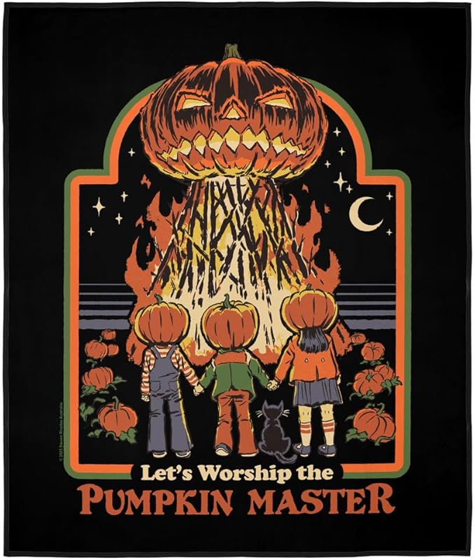 LOGOVISION Steven Rhodes Pumpkin Master Outdoor Blanket for Picnic Beach Camping Park Tailgate 50x60