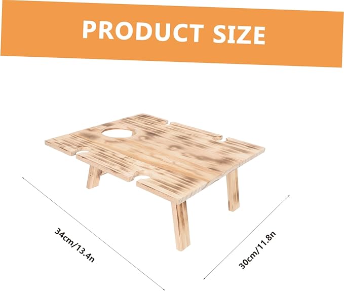 Happyyami Picnic Tables Folding Outdoor Table for Wine Picnic for Outdoor and Indoor Use