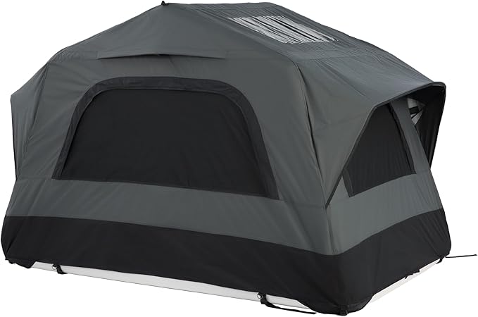 Inflatable SUV Roof Tent: 2-Person Waterproof Camping Shelter with Air-Beam Mattress - 300D Oxford Fabric &amp Aluminum Base for Outdoor Adventures - Easy Setup Under 5 Mins