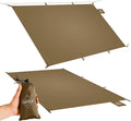onewind Tent Footprint Ultralight Camping Tarp Tent 4000mm Waterproof Rate PU Coating 98 *55 Small Tarp Ground Sheet for Backpacking Hiking Camping Picnic Brown