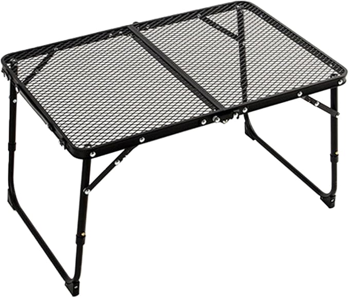 Foldable Camping Tables Aluminum Frame Lightweight Folding Table Compact Desk for Fishing BBQ