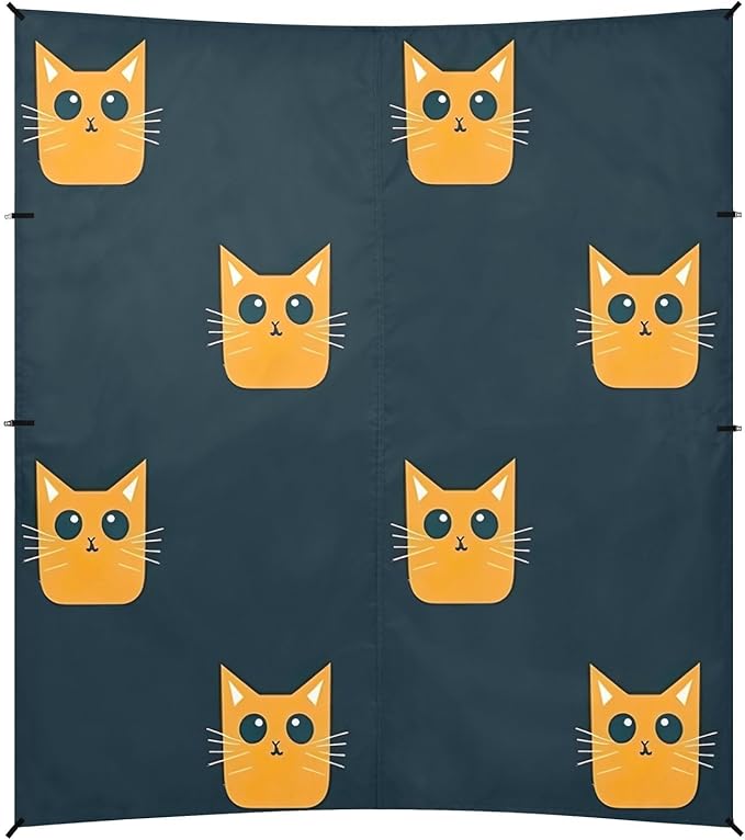 Cute CatCamping Sun Shelters 9.2 x 10.5 FT Beach Canopy Tent Sun Shade with Carrying Bag for Camping Trips Fishing Backyard Fun or Picnics 21341706