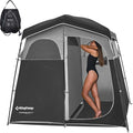 KingCamp Shower Tent Portable Privacy Tent Outdoor Camping 1/2 Room Toilet Tents with Shower Bag &amp Dressing Room for Beach Camping &amp Hiking