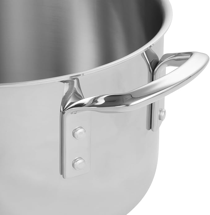 WINCO Tri-Ply Stock Pot Silver