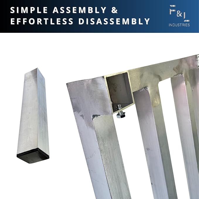 Winco Aluminum Dunnage Rack 1200 lbs Capacity 14 x 24