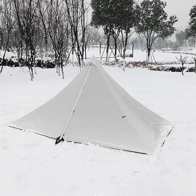 Ultra-Lightweight Pyramid Camping Tent Waterproof All Season Camping Pyramid Tent Easy Setup Hiking Tent for Scouts Trekker Camping