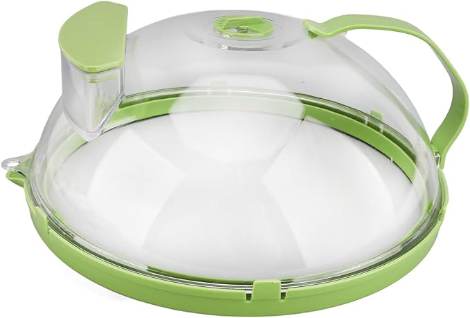 Microwave Cover Splash Proof High Temperature Multipurpose Sealed Oven Food Cover for Microwave Oven Kitchen Use PC Material Transparent 19.12oz