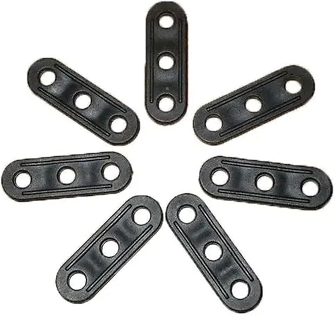 Rope Tensioner 200Pcs Outdoor Camping Tent Canopy Awning Self-Locking Guyline Bent Runners ABS Accessories for Outdoor Tent Camping Hiking
