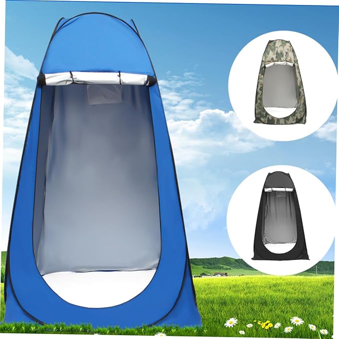 YARNOW 1Pc Portable Outdoor Changing Tent for Fishing Camping Beach Use Automatic Setup Movable Privacy Room Design Blue Multi Purpose Tent for Easy Storage