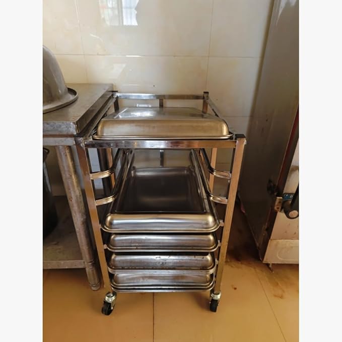 6-Tier Sheet Pan Rack for 16 x 24 Pans Compatible with Electrolux Ovens for Bakery and Restaurant Use