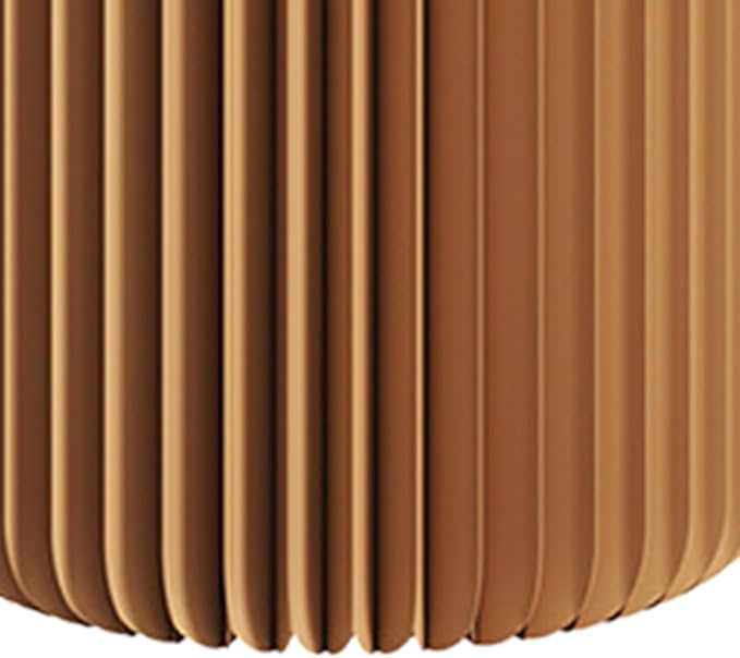 Genérico Folding Paper Stool Modern Home Decoration Foldable Compact with Accordion Structure for Dining Room Bedroom Dressing Table Home Office Indoor Outdoor and Camping