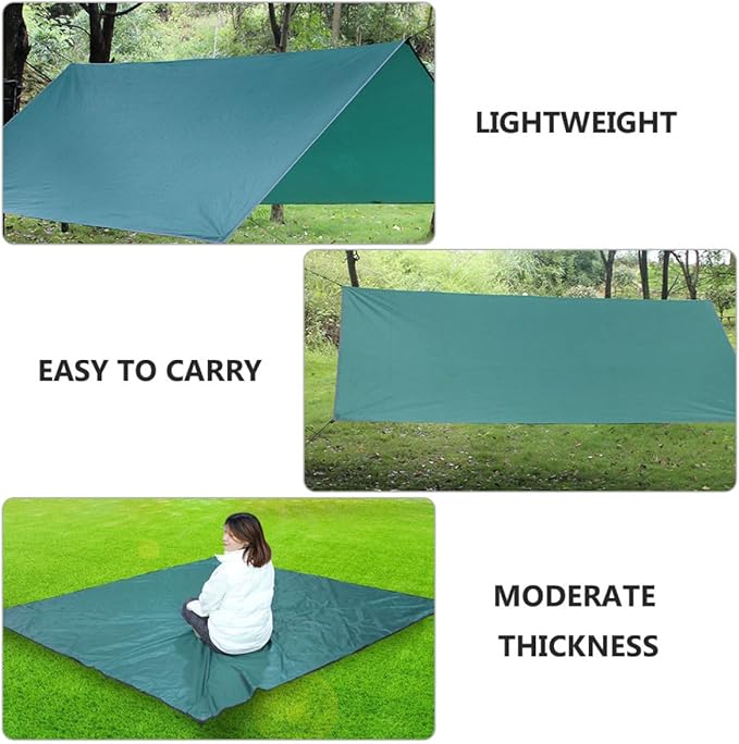 1Set Durable Outdoor Travel Tent Lightweight Canopy Tent for Camping Hiking and Backpacking for People Easy to Carry and Store for Camping