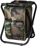 Bright starl Multifunction Folding Cooler and Stool Backpack Hiking Camouflage Seat Table Bag Camping Gear for Outdoor Indoor Fishing Travel Beach