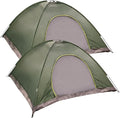 (5 Pack of) 5 to 6 Person Tent All Season Pop Up Waterproof for Camping Groups Immigrants Disaster Relief Homeless People Bulk Cold Weather Tents