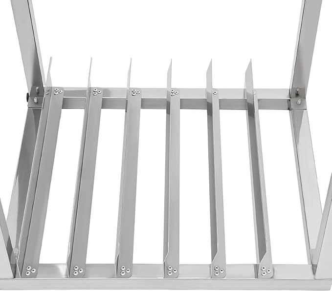 5 Tier Bun Pan Rack Aluminum Bakery Rack for Half or Full Sheets Commercial Dough Pizza Baking Tray Racks Storage Cooling Rack Bread Baking Equipment For Home Restaurant Kitchen (5 Tier)