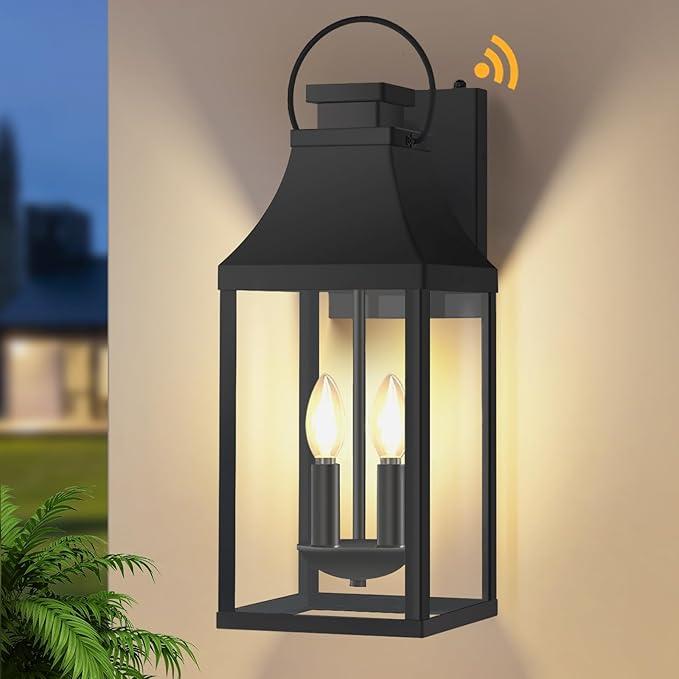 20 Dusk to Dawn Outdoor Wall Light Large Outdoor Wall Lights Exterior 2-Light Wall Sconce for House Garage Front Door