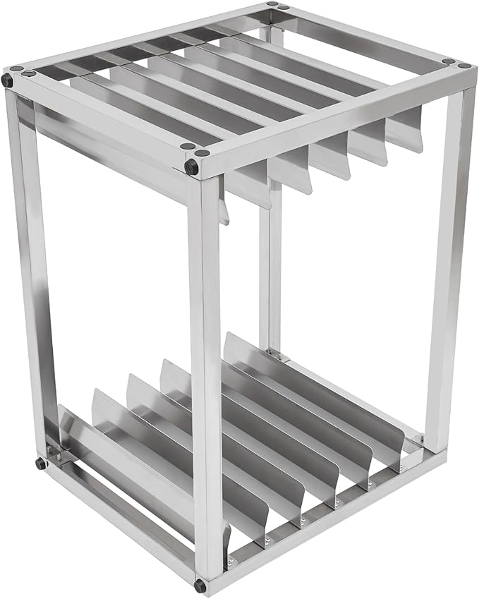 6 Pan RackWall Mounted Sheet Bun Baking Tray Racks 28 x 18 x 21 Bakery Pan Rack