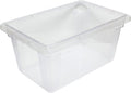 TrueCraftware- 13 Gallon Clear Food Storage Box Polycarbonate 18 X 26 X 9- Food Storage Container Meal Prep Food Storage for Home Cafeteria Kitchen Pantry Organization Dishwasher Safe