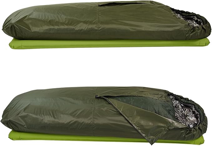Bivy Sack Waterproof Sleeping Bags Ventilate Bivy Bag Lightweight Outdoor Survival Gear - for Adventure Camping &amp Emergency