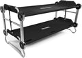 Disc-O-Bed Youth Double Cot Kid-O-Bunk Modular for Bunk Beds Dual Cots or Bench with 2 Carry Bags for Portable Transport