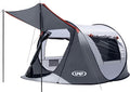 Pop-up Tent 3 Person Camping Tent Instant Portable Beach Tent Easy Pop Up Shade Tents 2 Doors for Camping Hiking &amp Traveling with Carrying Bag