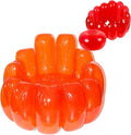 Jelly Inflatable ChairJelly Chair Collection Inflatable Jello Blow Up for Indoor Outdoor Camping Party Beach Hiking Yard (Orange)