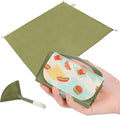 Picnic Blanket Waterproof – Packable Sand Proof Beach Blanket (0.42lb/0.66lb) Compact &amp Foldable Fits in Pocket with Integrated Stakes Ideal for Camping Hiking Travel Concert Festival