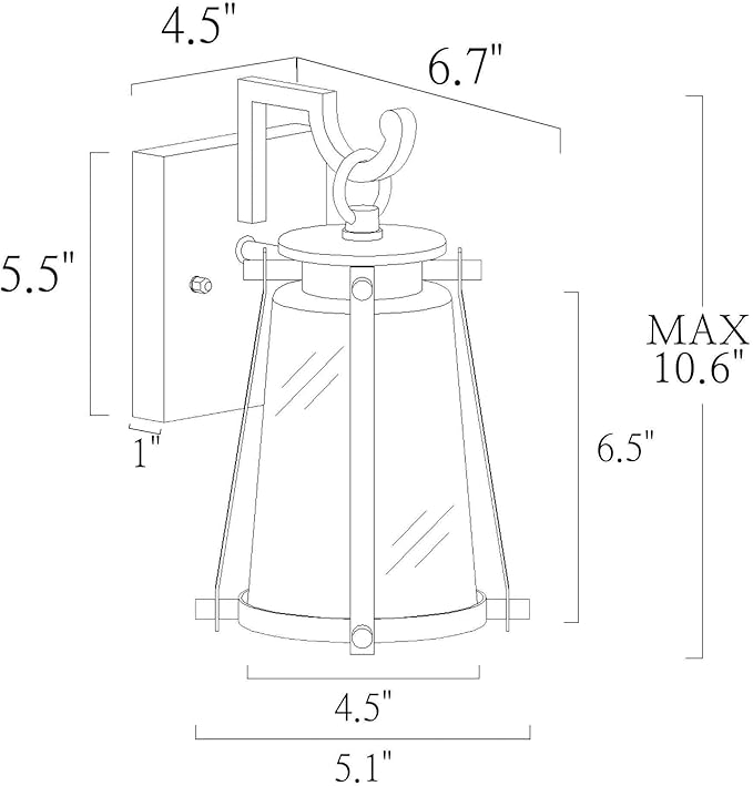 Outdoor Wall Lantern Light Fixture Black Exterior Wall Mounted Sconces with Seeded Glass Farmhouse Anti-Rust Porch Lights for Front Door Garage Entry Porch Patio and Gazebo