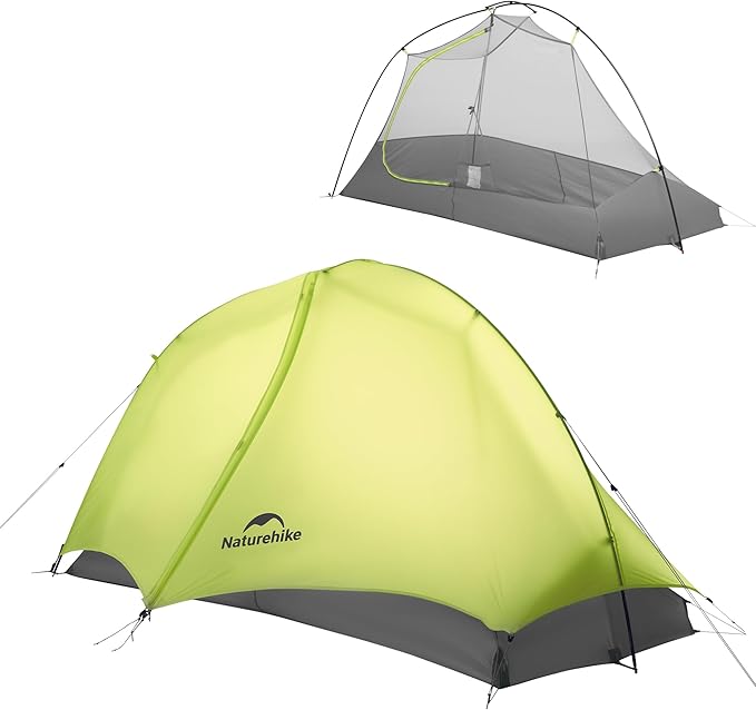Naturehike Star Trail Ultralight Backpacking Tent 2.3lb One Person Tent 2.76 lb 2 Person Tents for Camping