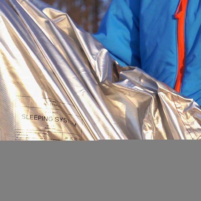 Sleeping Bag Sack Thermal Sleeping Bag Cover 220x80cm Outdoor Bedding Storage Durable Nylon Material with Water-Resistant Finish Backpacking Camping Gear Winter Hiking Survival Use for Adventure