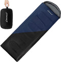 Clostnature Sleeping Bag for Adults and Kids - Lightweight Camping Sleeping Bag for Girls Boys Youths Ultralight Backpacking Sleeping Bag for Cold Weather - Compression Sack Included(Left Zipper)