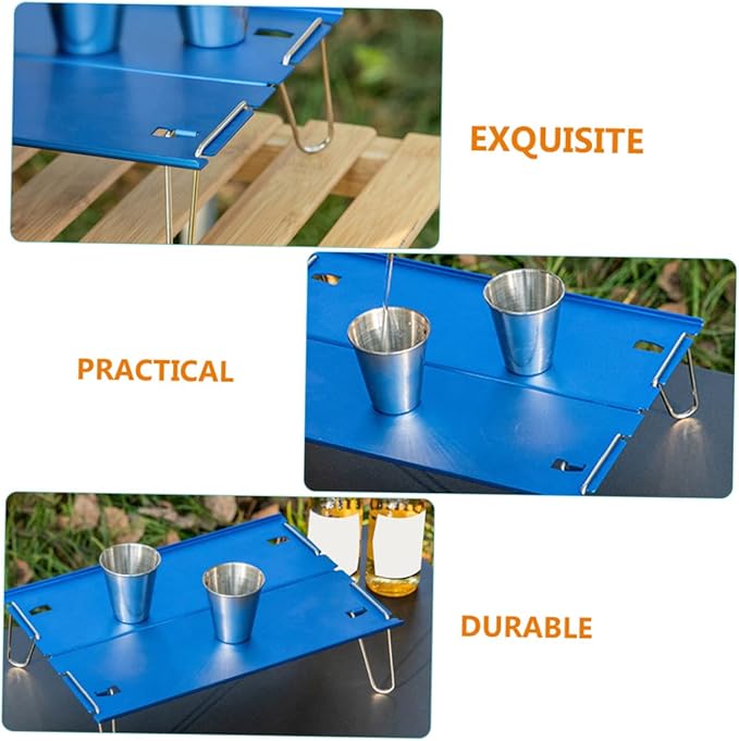 Camping Table Portable Outdoor Table for Picnic BBQ and Beach Easy to up and Carry and Stable Design