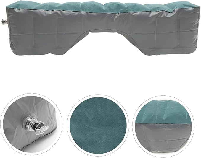 Healifty Inflatable Car Air Bed Mattress for Travel and Camping Lightweight Portable Car Rear Sleeping Pad Durable Easy to Clean Material Fits Vehicle Models Random Color