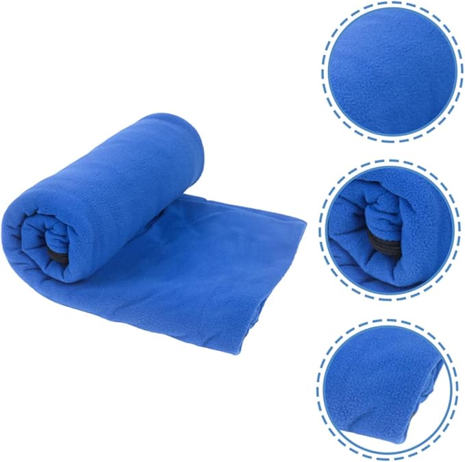 Homoyoyo Double-Sided Fleece – Lightweight - Portable Travel Blanket for Camping Hiking and Outdoor Picnics – Ideal for Comfort and Warmth on Your Adventures