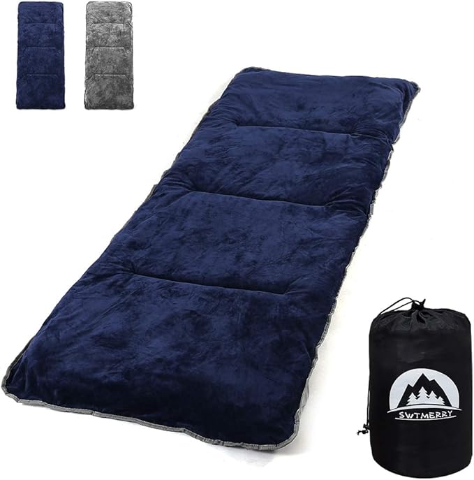 Sleeping Cot Pads (75 x 28) with Elastic Straps Portable for Outdoor &amp Hiking Cotton Soft Thick Camping Cot PadWaterproof