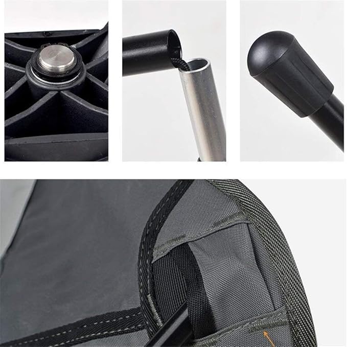Folding Outdoor 360degree Rotatable Lounge Chair Aluminum Alloy Light Portable Fishing Chair