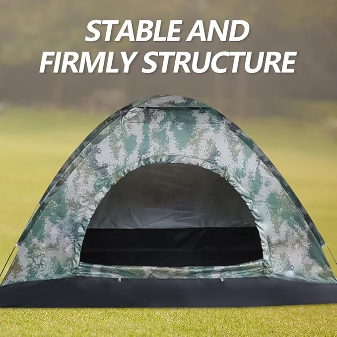 Camping Tent 2/3/4 Person Waterproof &amp Windproof Tents with Rain Fly and Carrying Bag Easy Setup Instant Family Travel Tent for Backpacking Hiking Camping