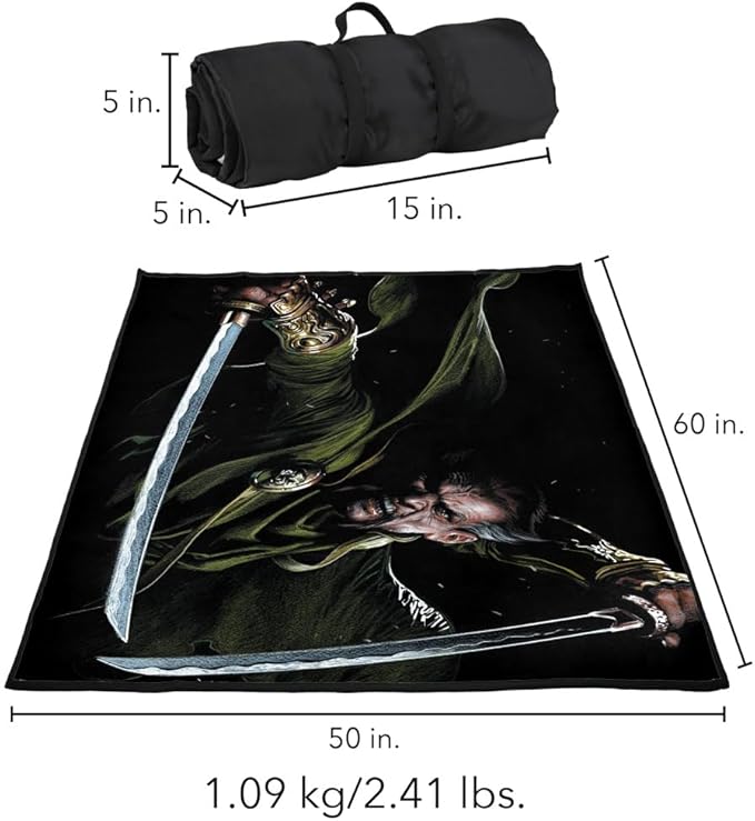 LOGOVISION Batman Ra's Al Ghul Outdoor Blanket for Picnic Beach Camping Park Tailgate 50x60