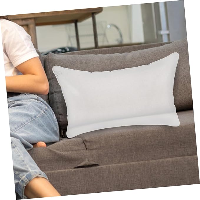 POPETPOP Inflatable Pillow Inserts for Camping Long Rectangular Portable Foldable Travel Pillow Air Bladder Support