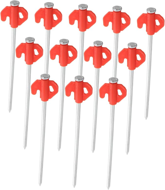 BESPORTBLE 20Pcs Heavy Duty Outdoor Camping Tent Pegs Windproof Ground Stakes for Tents Versatile Canopy and Garden Fixation Durable and Easy Installation