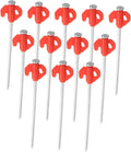 BESPORTBLE 20Pcs Heavy Duty Outdoor Camping Tent Pegs Windproof Ground Stakes for Tents Versatile Canopy and Garden Fixation Durable and Easy Installation